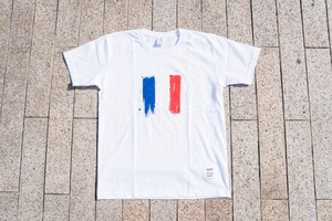 Paint tricolore T- shirts/White