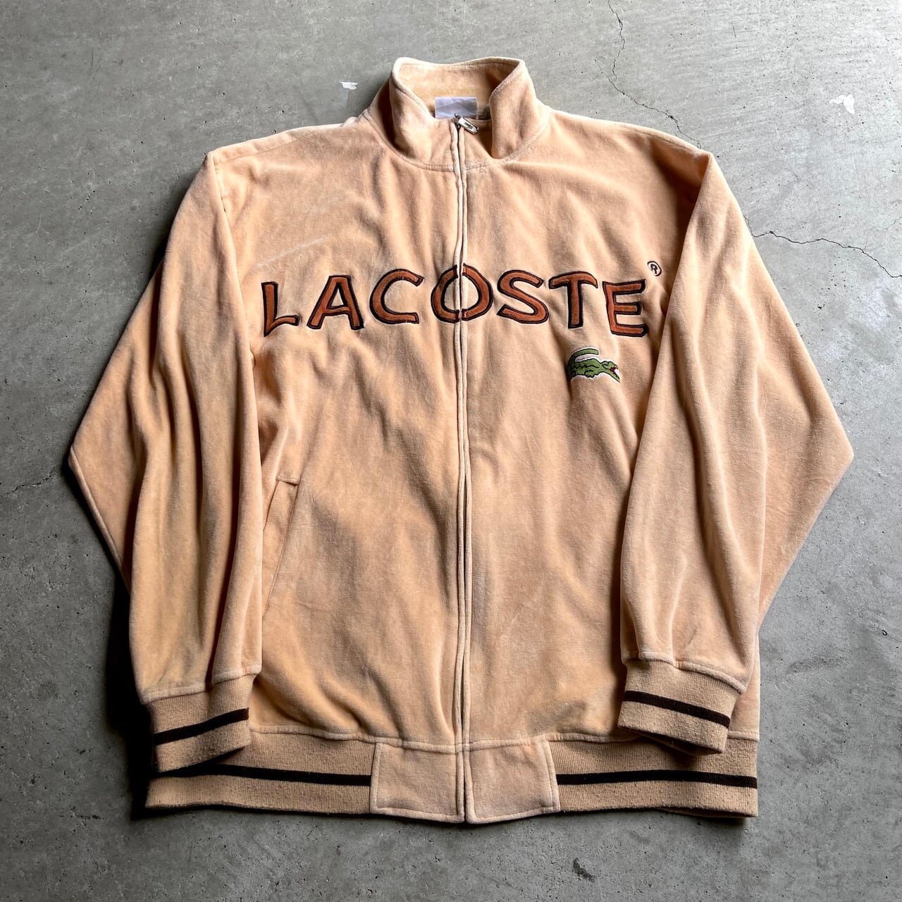 美品　lacoste  ベロア　トラックジャケット