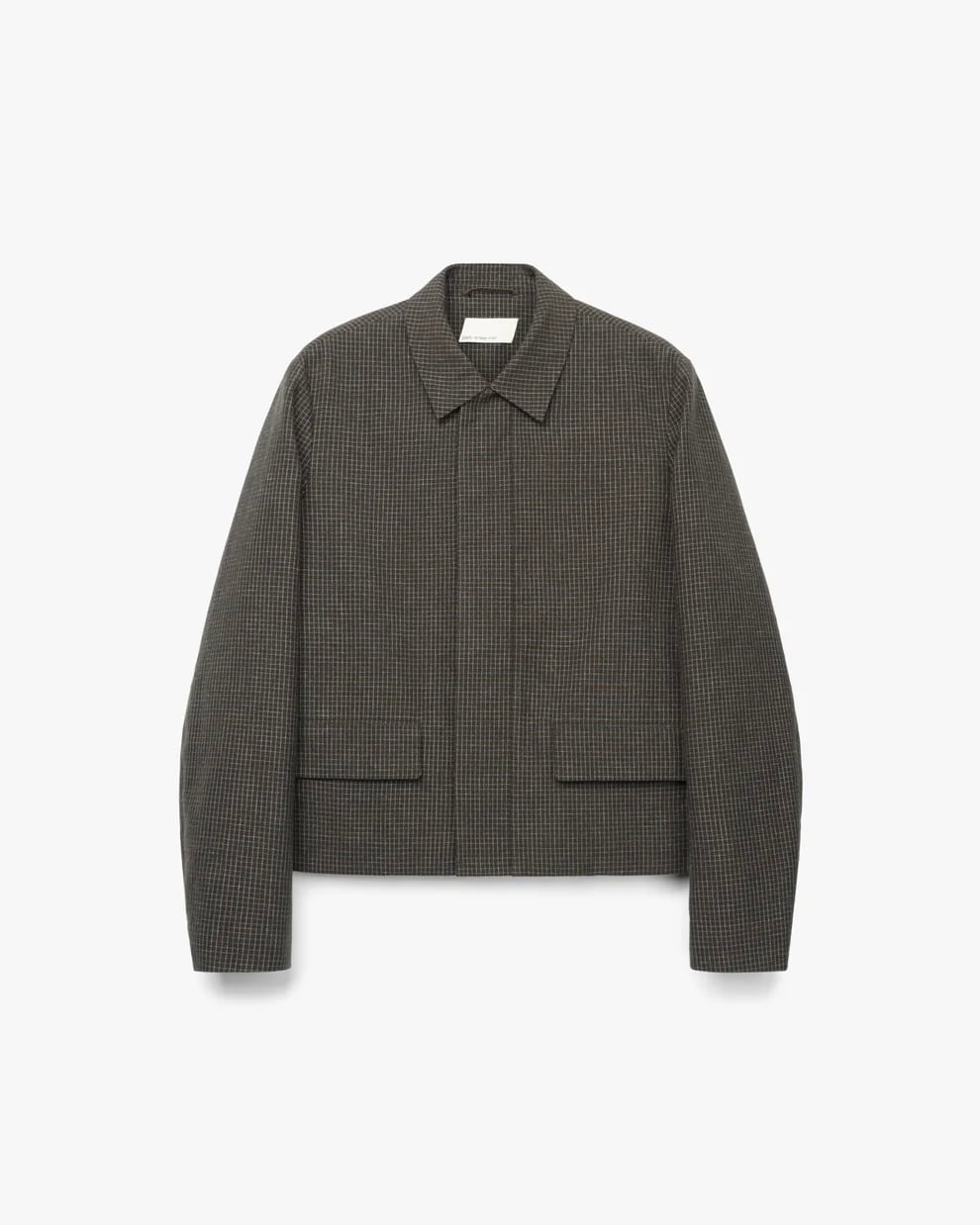 pet-tree-kor【FROST JACKET -Brown check- 】