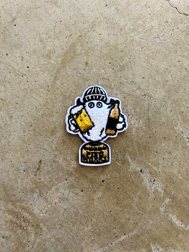 OutdoorMonster ぴのもん DRUNK ワッペン