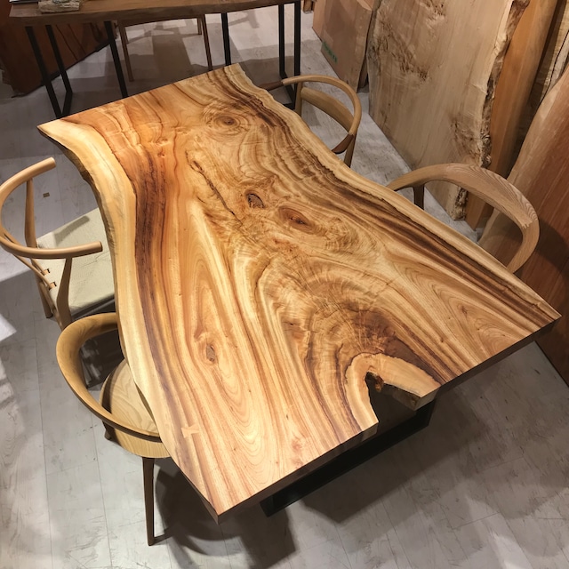 楠（クス）_1710×880-850-1050×55_横浜元町店_テーブル天板/一枚板 262746 t001