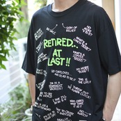 91's RETIRED AT LAST print tee
