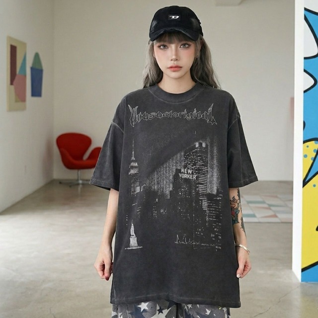 シティグラフィックオーバーTシャツ
 2col   R01716