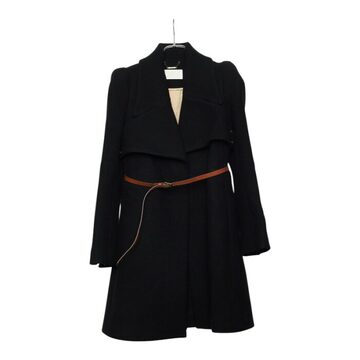 CINOH / チノ】KEY NECK JACKET DRESS (BLACK) / キーネック 