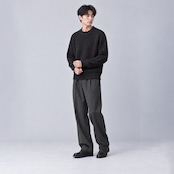 メランジ クルーネックニット R3015