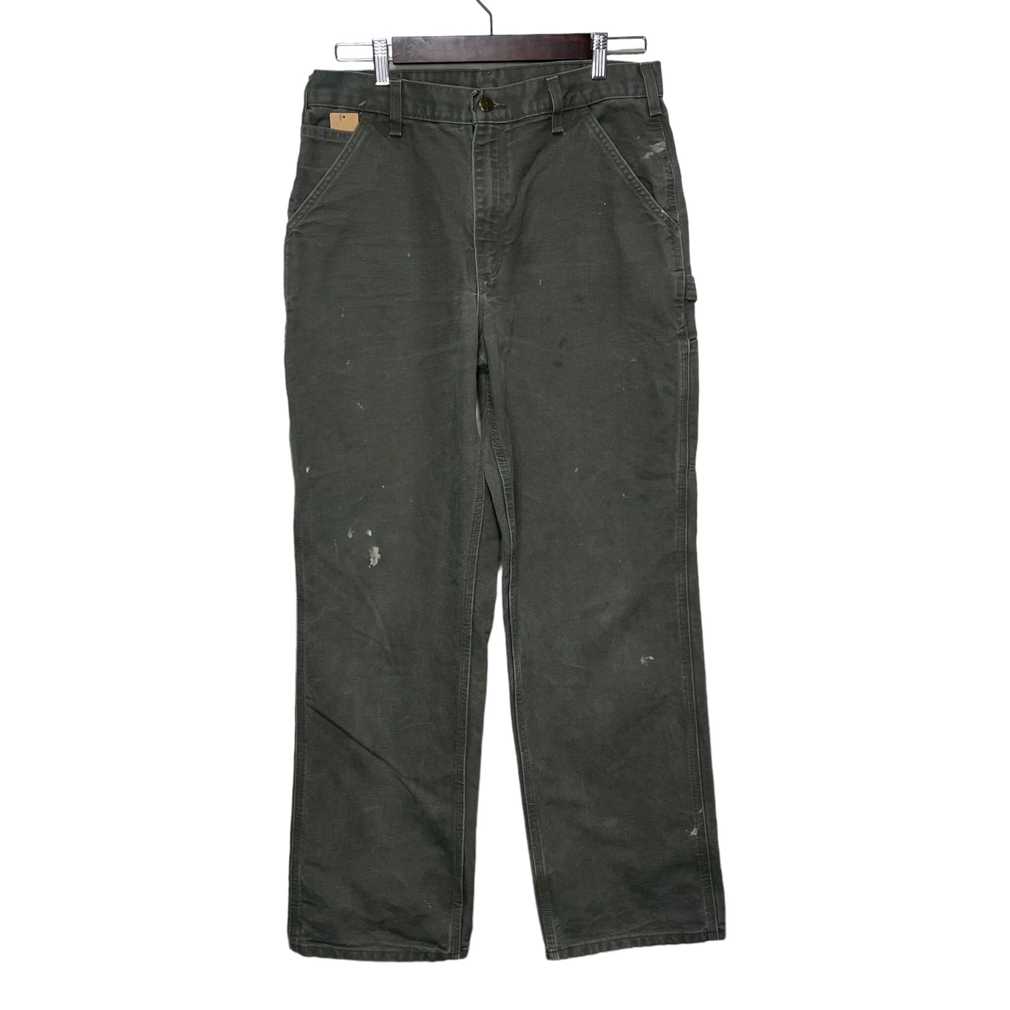 W33×L32】Carhartt ペインターパンツ 革パッチ | 古着屋OLDGREEN