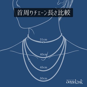 五芒星と霧の深海薔薇ネックレス｜KRAKEN Bubble Rose Pentagram and fog Necklace