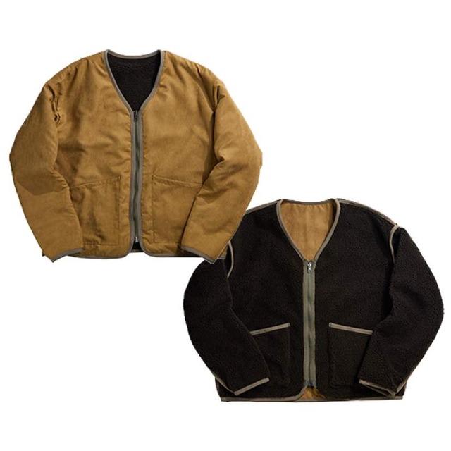 MOUTON RIVERSIBLE BZ / ムートンリバーシブルブルゾン(BEIGE)