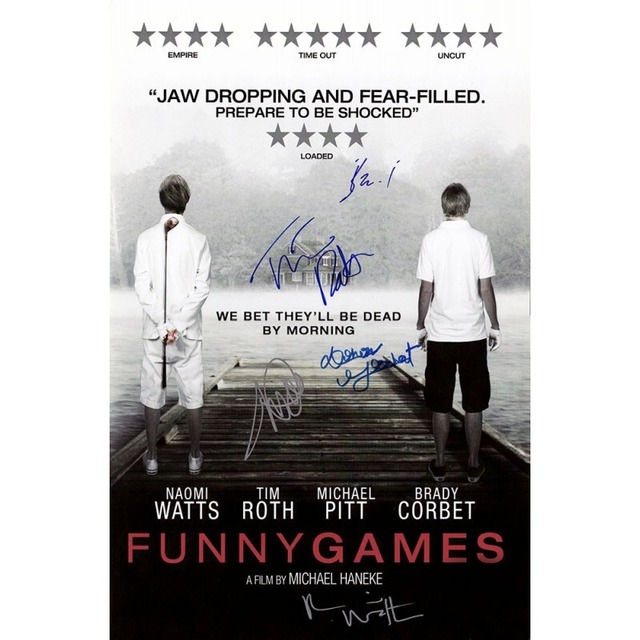 Funny Games(ファニーゲーム) 【5名直筆サイン入りミニポスター】 searchlight