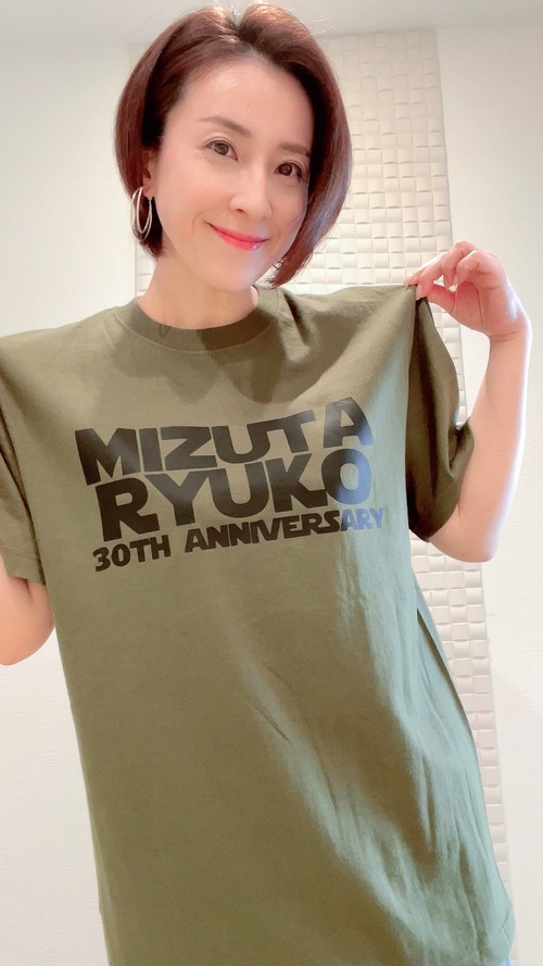 【国内送料無料】水田竜子３０周年記念オリジナルＴシャツ【竜子騎士Tシャツ】