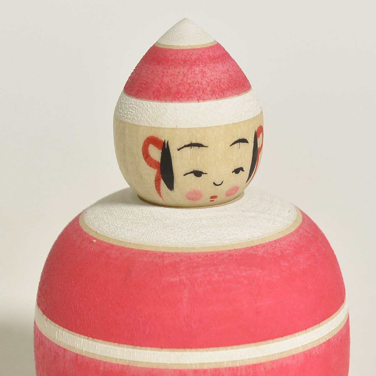 クリスマスえじこちゃんこけし 約1.5寸 約4.5cm 鈴木明 工人（作並系
