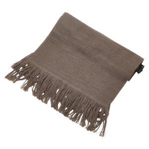 フェンディ FF柄 マフラー ブラウン ウール レディース FENDI 【中古】