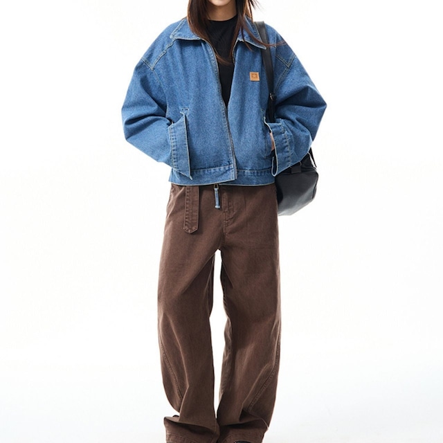 クラシックデニムジップジャケット R00841