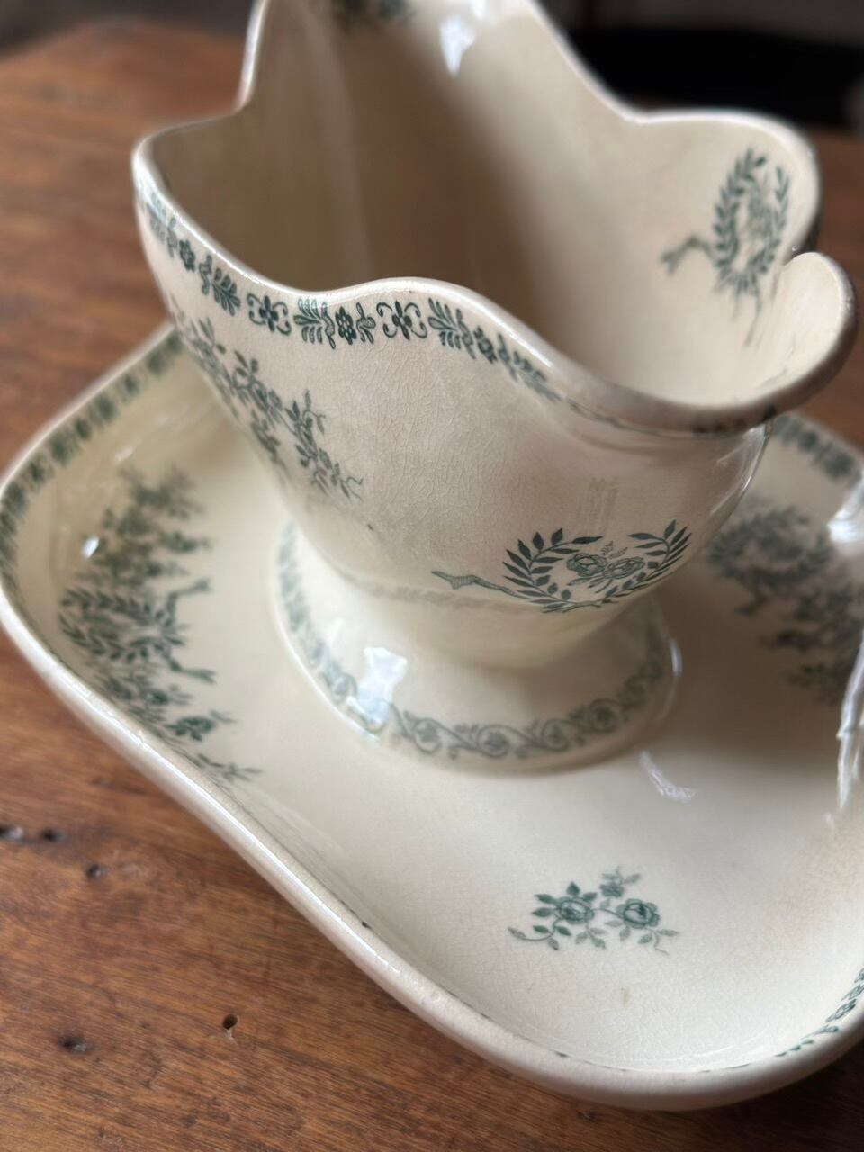 ソーシエール 草花ガーランド柄 | Brocante de La Cocotte （フランス