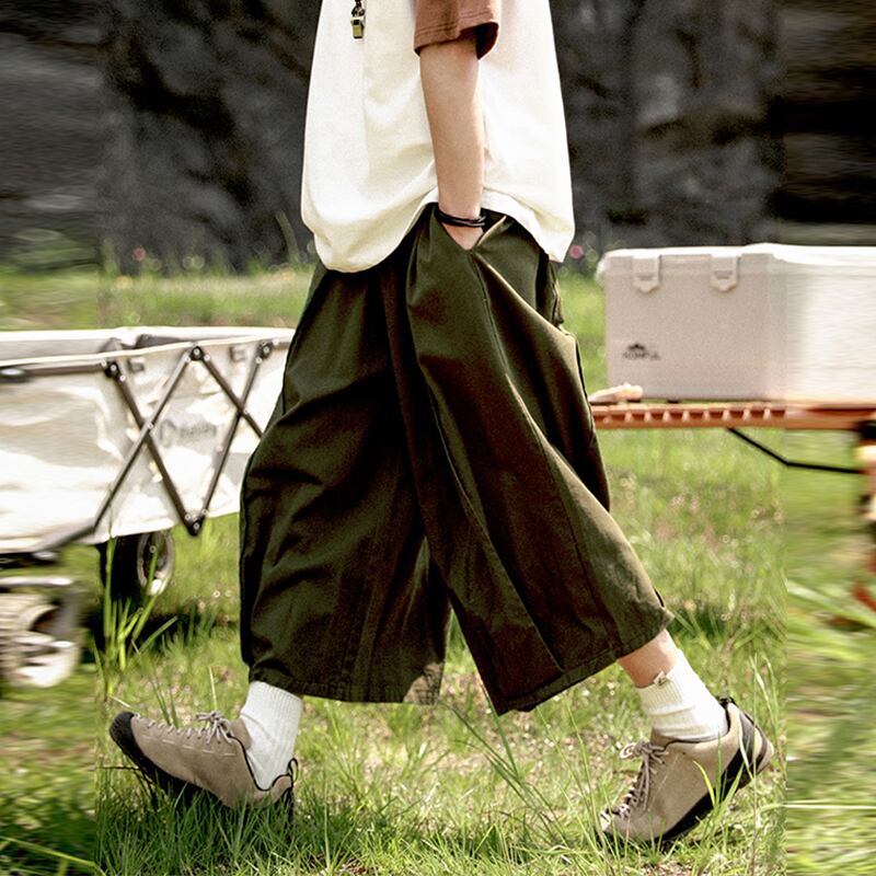 PasedlZHCP着心地抜群アンクル丈ワイドパンツ