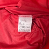 Admiral アドミラル ゴルフ 裾ジップ Vネック プルオーバー M/レッド/薄手