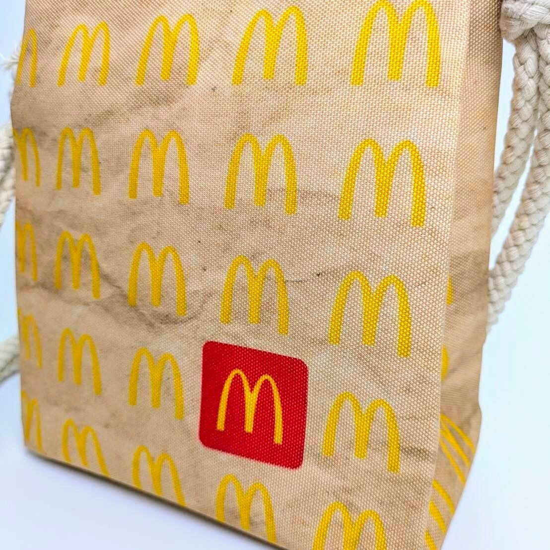 McDonald（マクドナルド） ドットロゴ 】ロープショルダーバッグ＊紙袋