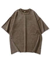 クルーネックウォッシュ半袖Tシャツ S0528