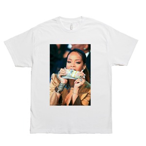 Rihanna Money S/S Tee  (white)