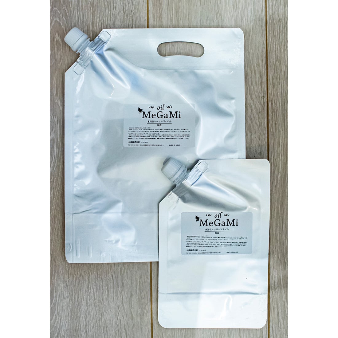 パウチ 1L×16個 (計20.0kg)】MeGaMi Oil 女神オイル 超低刺激 高コスパ