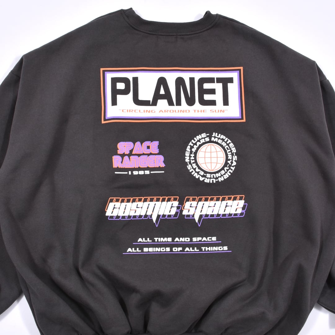 50%OFF】くすみカラー PLANETスウェット(裏起毛) | VOLCAN&APHRODITE