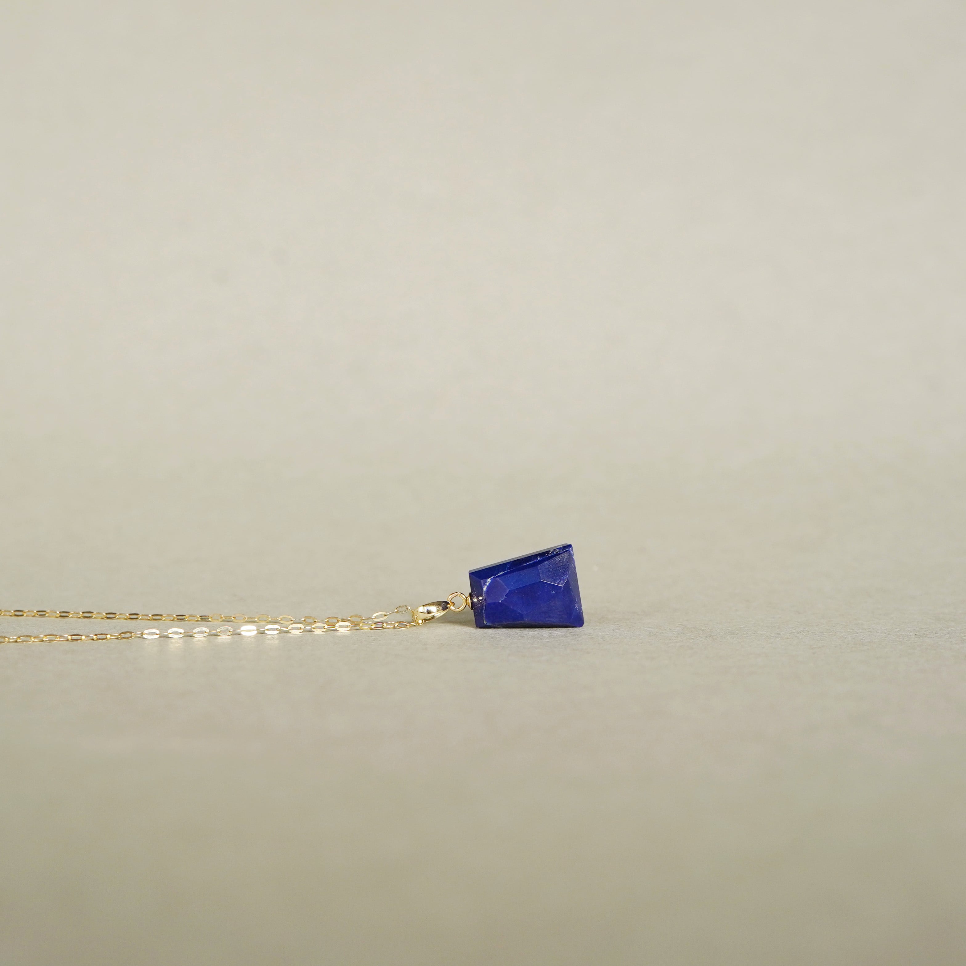 K10YG 天然石ネックレス【Lapis Lazuli】 | temtem K10YG 天然石ネックレス【Lapis Lazuli】 | temtem