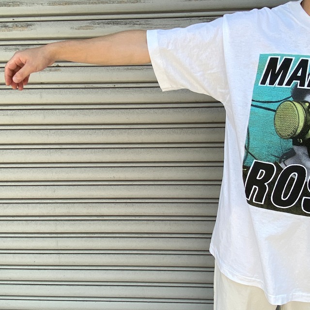 90s USA製　マダーローズ　バンドTシャツ　バンT プリント　ホワイト　XL