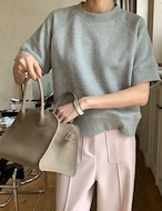 【新作5%OFF・3日間】Simple mtm Tops_3colors