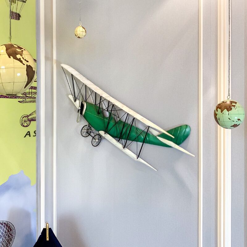 ウォール アート 飛行機 アンティーク調 おしゃれ かわいい 壁掛け