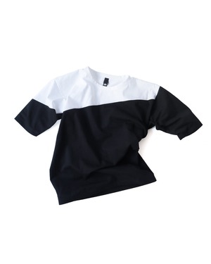 Tシャツ４号 「布帛」黒に白