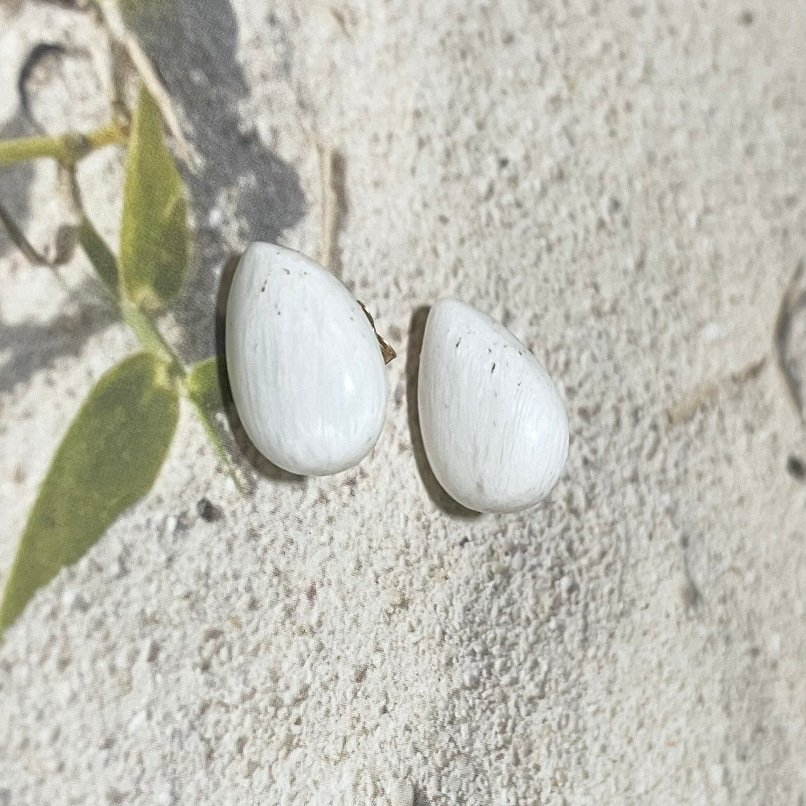 14kgfスコレサイト ピアス スコレサイト スムースペアシェイプ(中