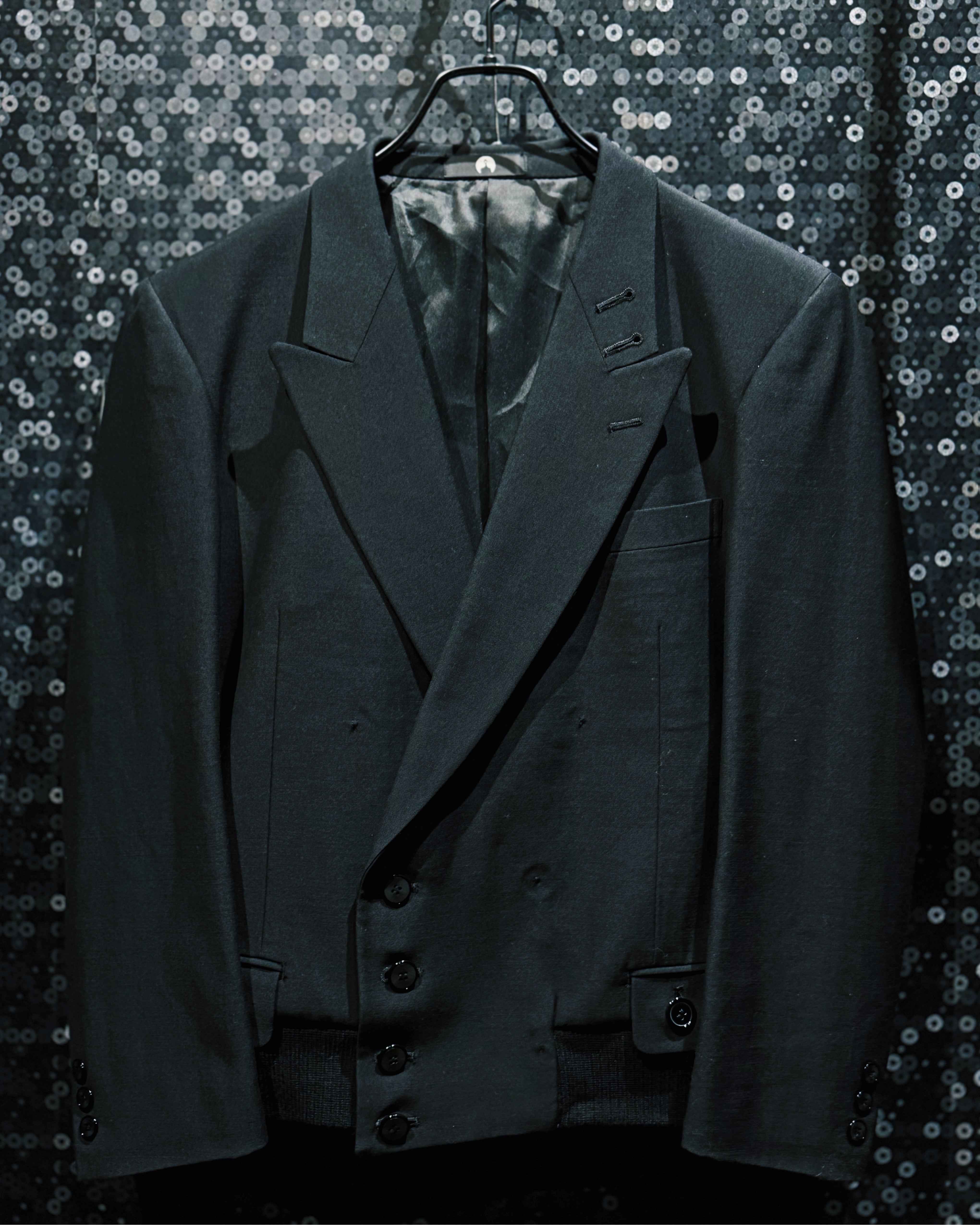 【ÆIEM】“BLANK ICON” Shadow Layer Lapel Tailored Jacket