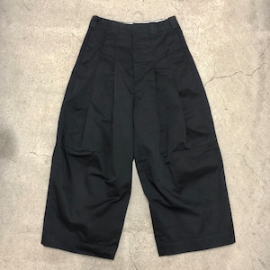 SHINYA KOZUKA×Dickies/Baggy pants/S/バギーパンツ/袴パンツ/ブラック/202SK62/シンヤコズカ/ディッキーズコラボ