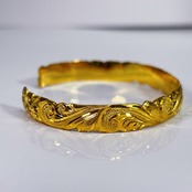 [HOT] Hibiscus Cutout Bangle