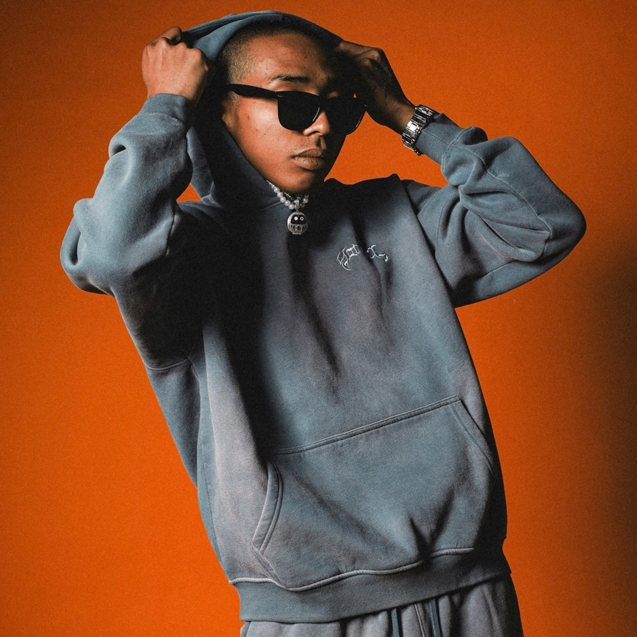 OG SMALL LOGO PIGMENT HOODIE