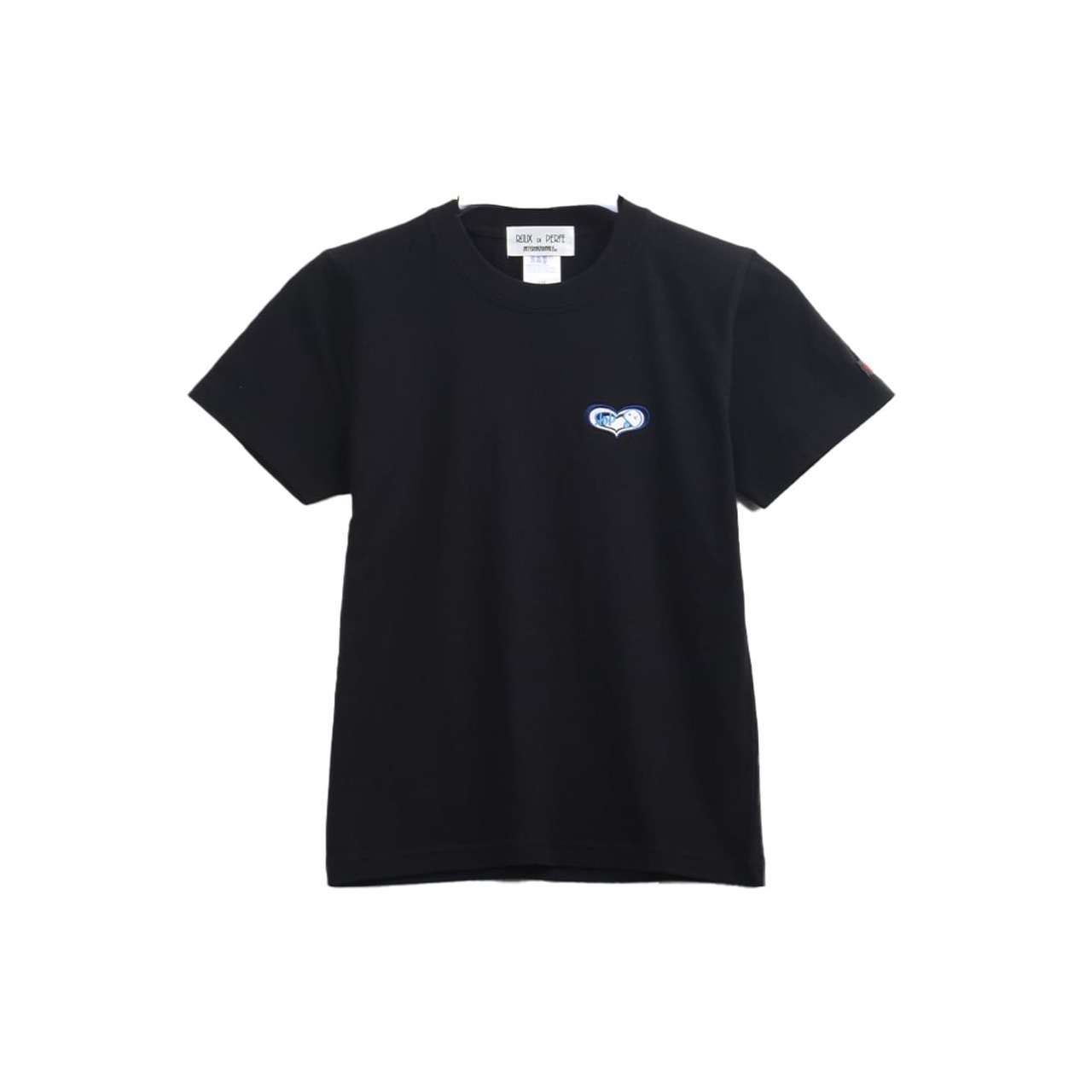 ハートベーマーク刺繍キッズTシャツ