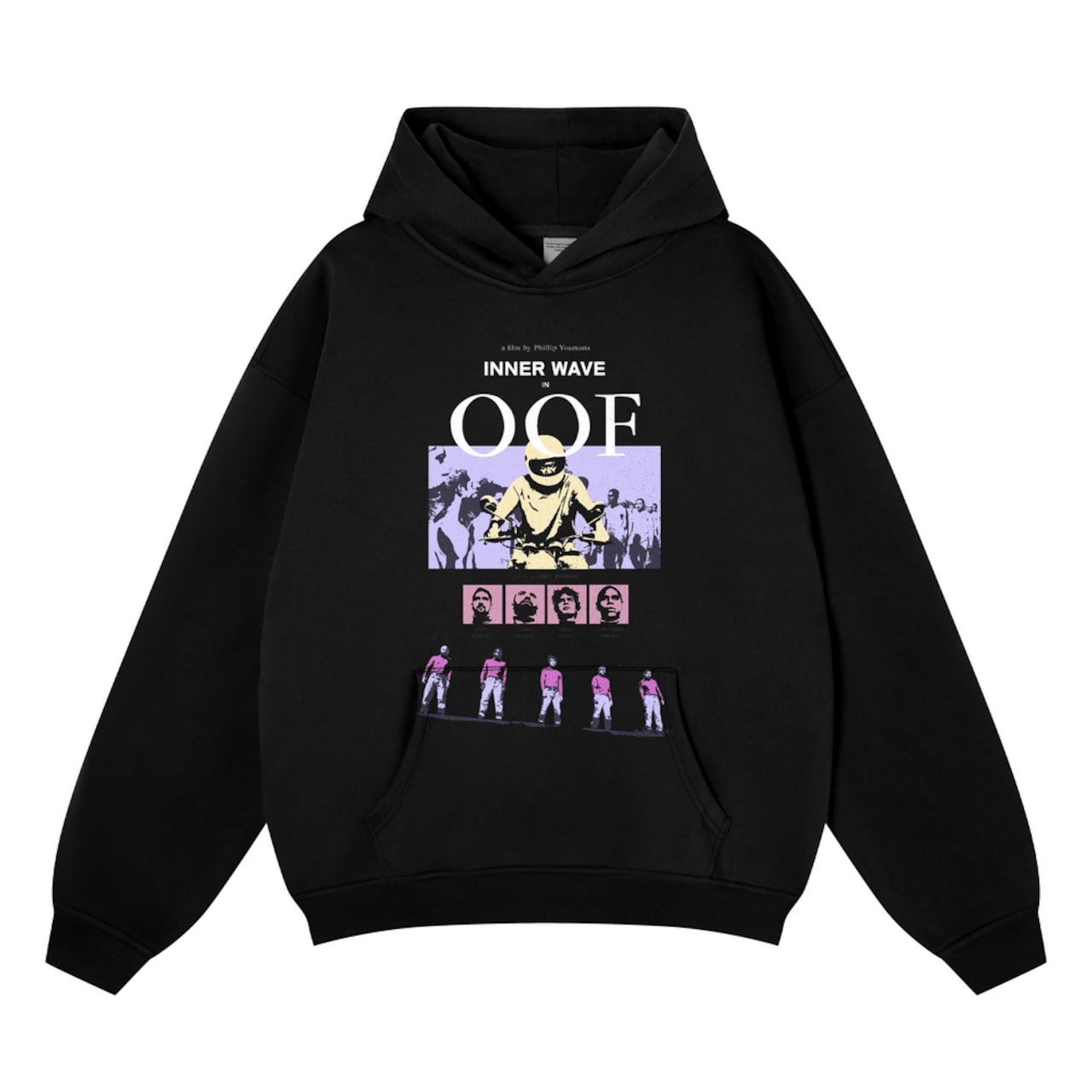 VINTAGE ストリート OOFプリント パーカー T1951