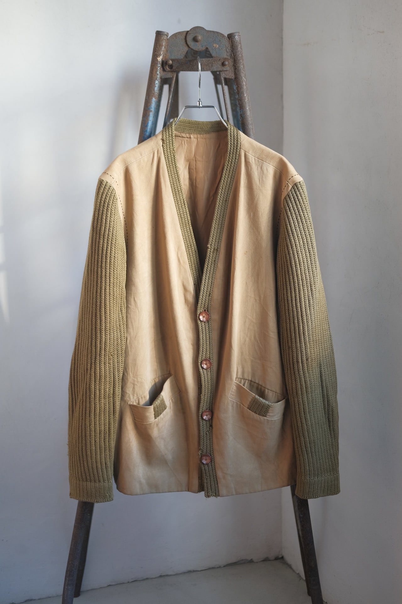 40s- German Army rabbit fur liner jacket ドイツ 軍 ルフトバッフェ