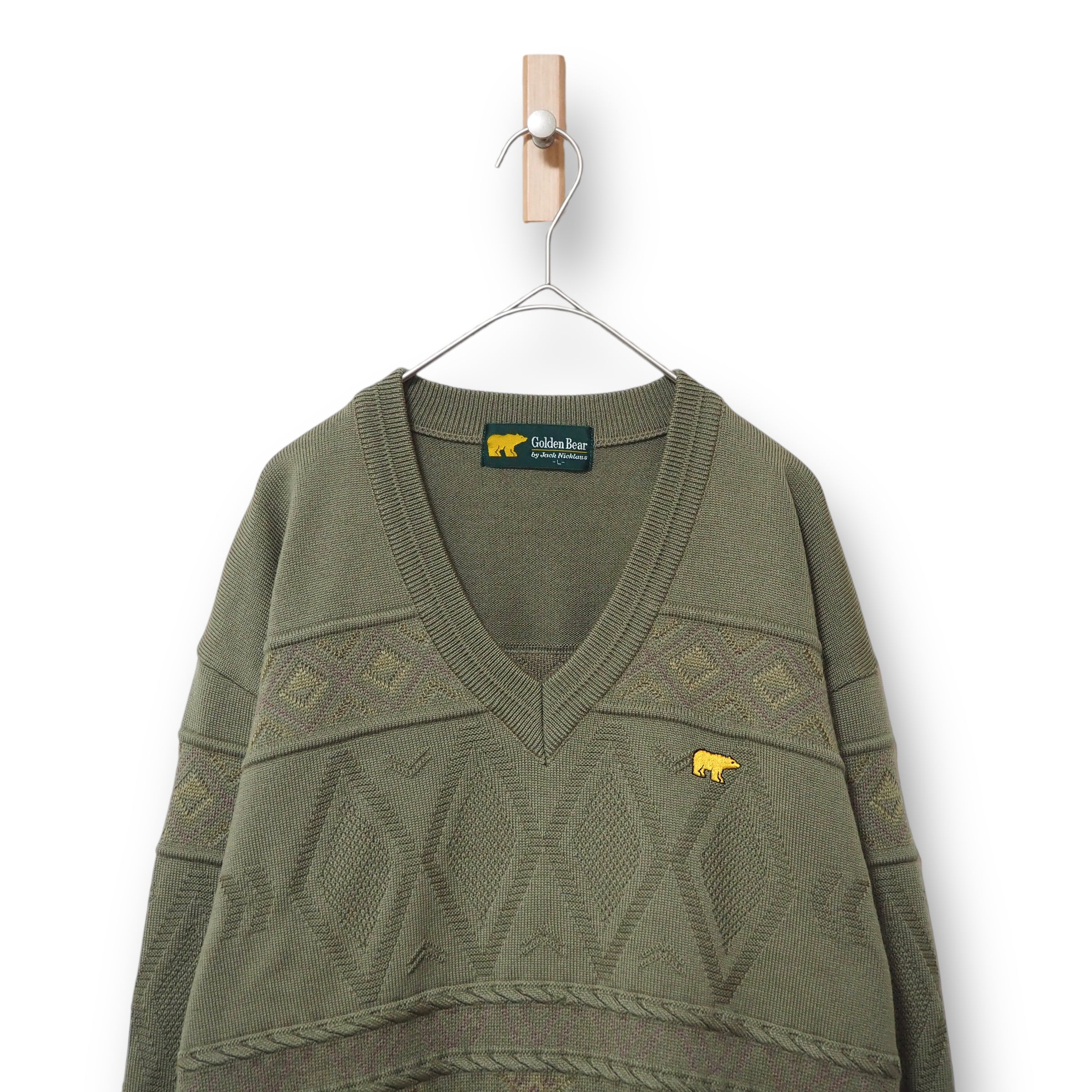 【VINTAGE】Vネックニット