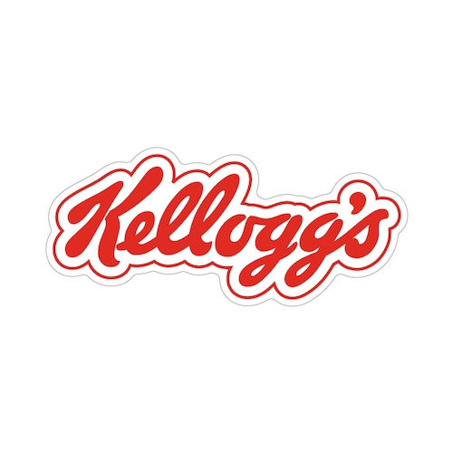 374　Kellogg's　ケロッグ　コーンフレーク　"California Market Center"　アメリカンステッカー　スーツケース　シール