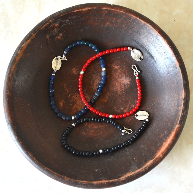 Mandi/マンディ Antique Beads Bracelet(Red)