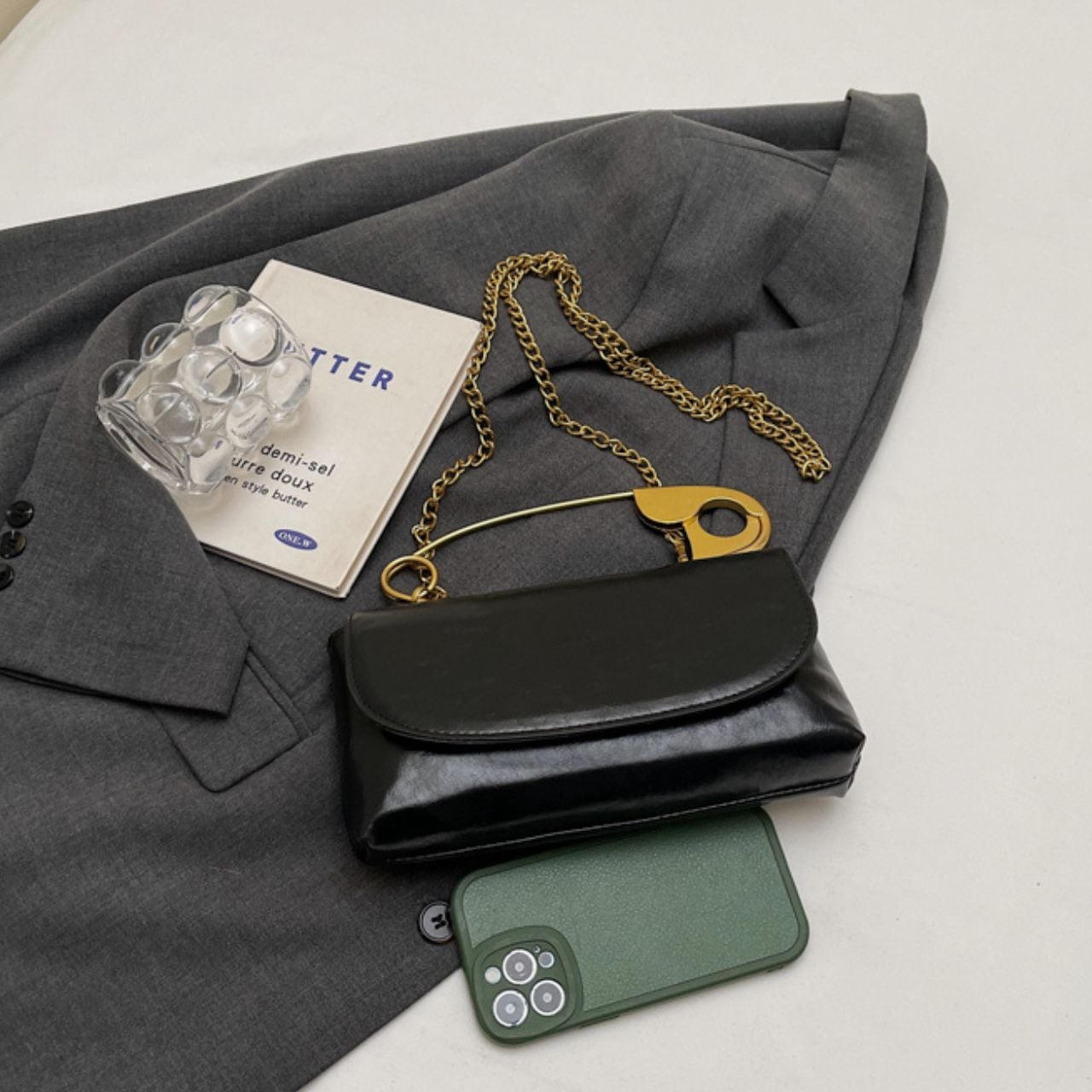Safety Pin Mini Bag 00944 | BUTTER(バター)