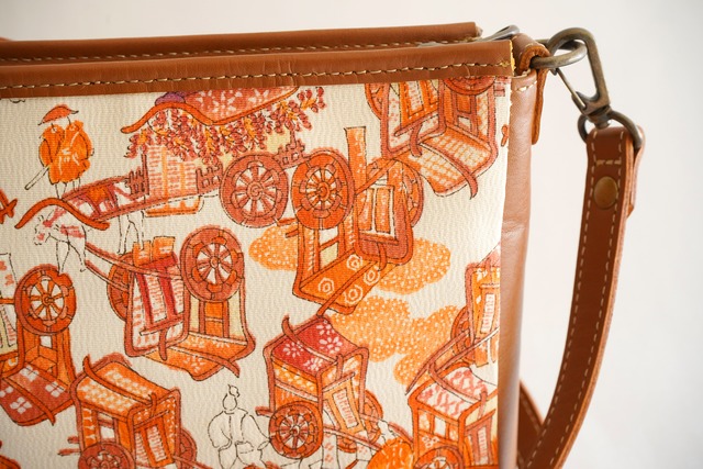 ショルダーバッグ【ミニマム】着物地： NO.219