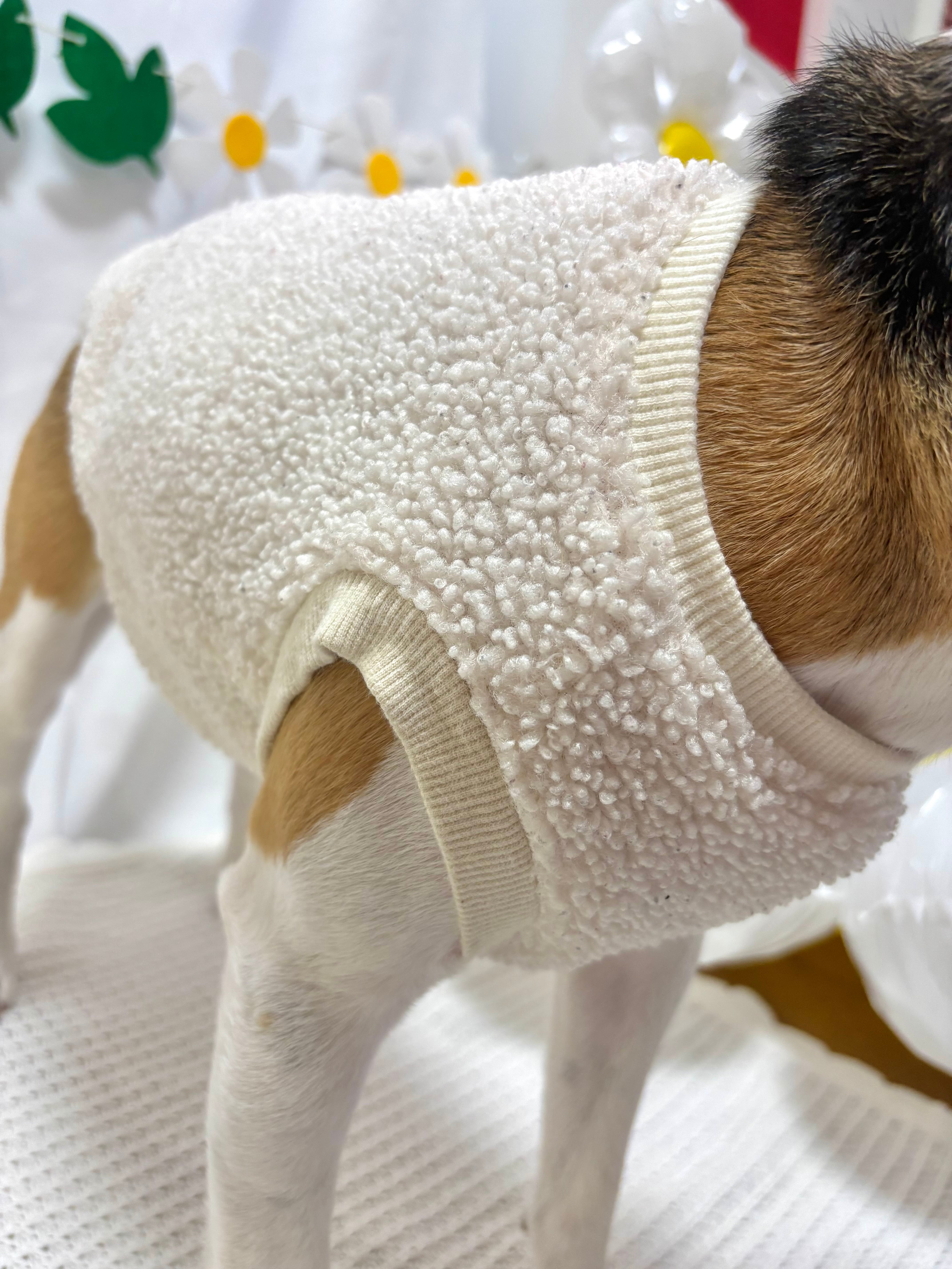 ホワイトシープボアトップス