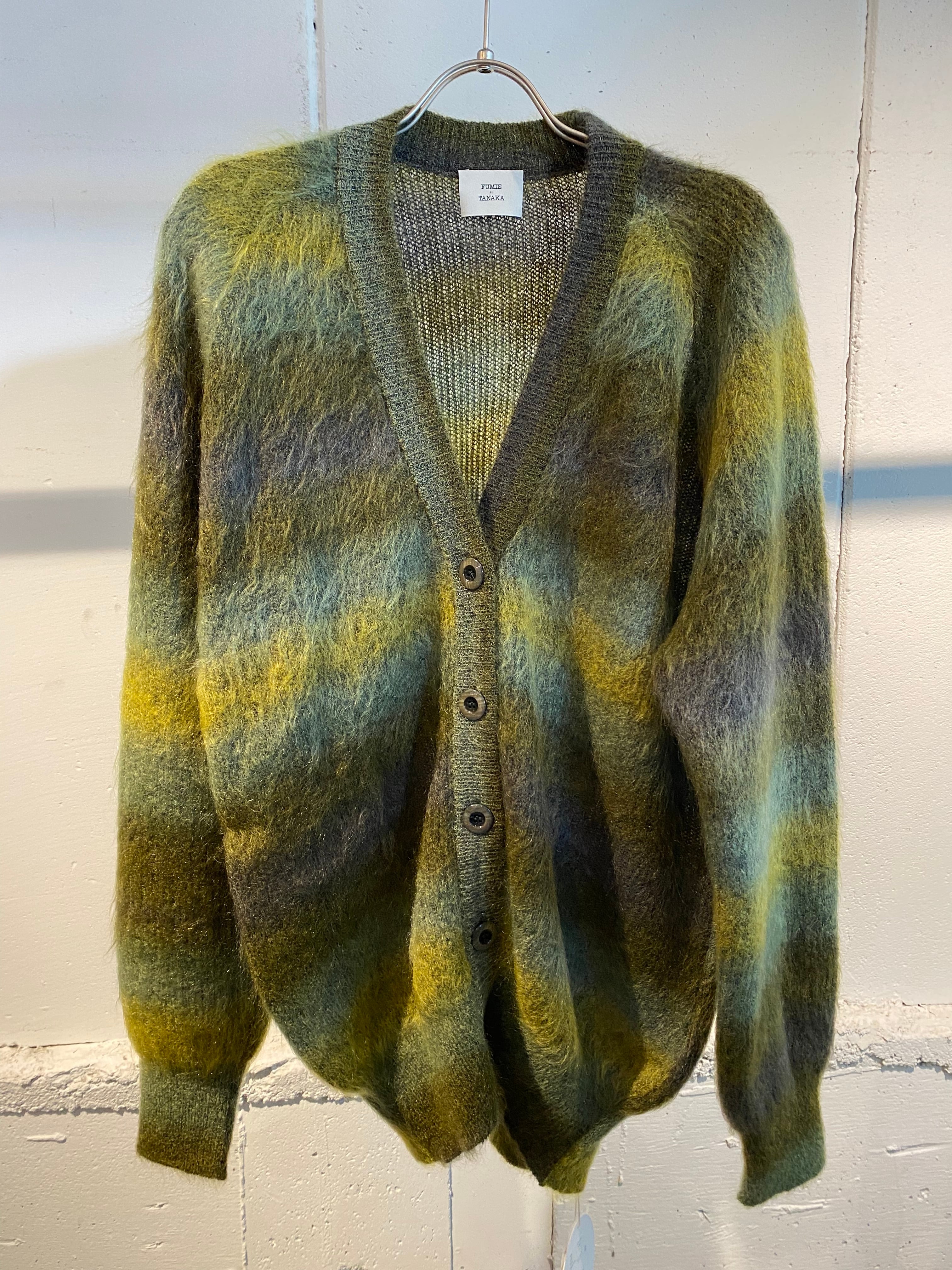 FUMIE=TANAKA gradation mohair cardigan | AAR