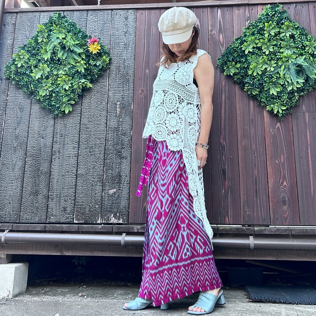 アジアンラップパンツ