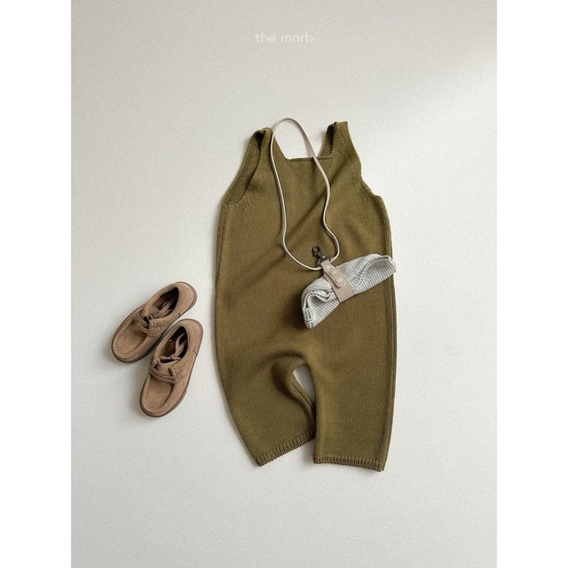 《予約》minirobe ¨ teddy knit overall