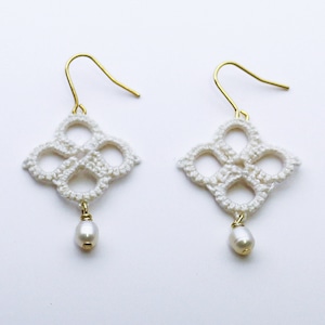 tatting lace pirces [white]