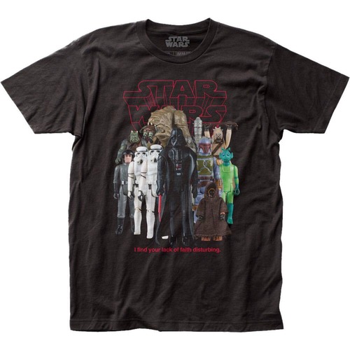 スター・ウォーズ Tシャツ Star Wars Kenner Bad Guys action figures Premium Black T-Shirt