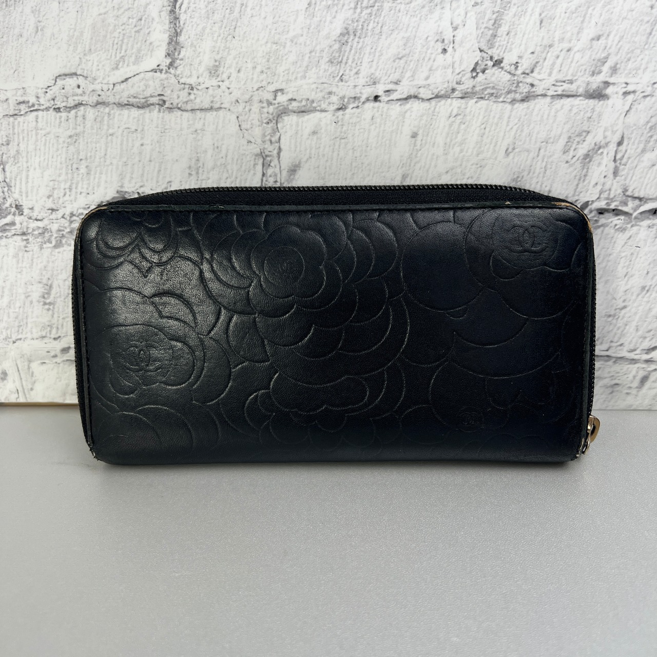 CHANEL シャネル  ココマーク レザー 長財布 ブラック A-9905